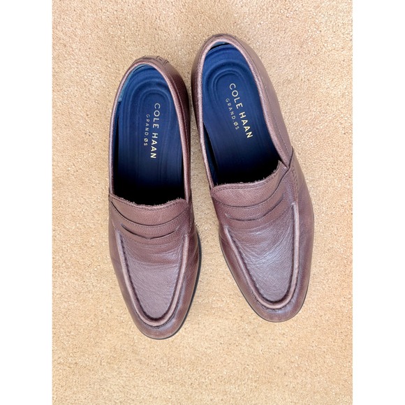 Cole Haan Mens Brown Leather Penny‎ Loafer Dress Shoes Grand.OS 8.5 Preppy main image 11